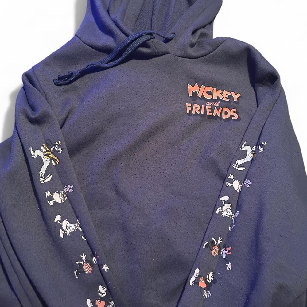 Disney Navy Blue Mickey and Friends Crop Top